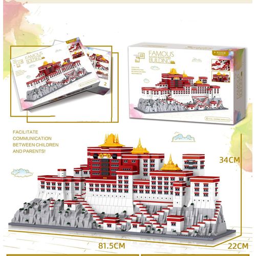 ZHEGAO QL0960 Bausteine Potala-Palast 3649PCS