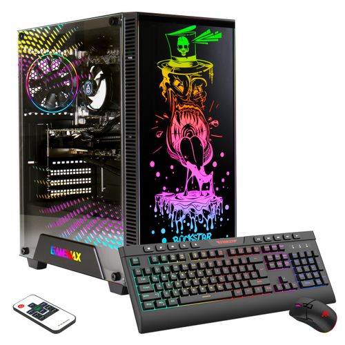 GAMEMAX Multimedia-PC Rockstar 7459 Ryzen 5 5600GT 16GB RAM 1TB SSD Radeon Graphics Windows 11