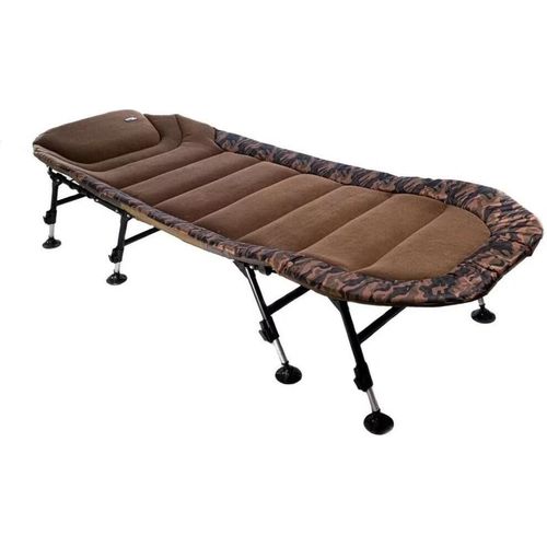 Mostal Camou 8-Bein Karpfenliege Gepolstert Angelliege Anglerliege Bedchair Liege