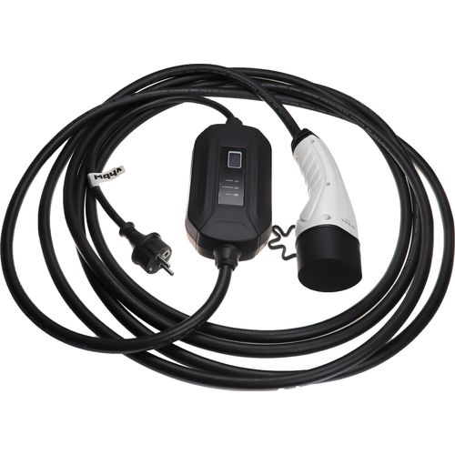 vhbw Ladekabel Typ 2 zu Typ F CEE 7/7 kompatibel mit Citroen e-Berlingo, C5 X PHEV, C5 Aircross PHEV, C4, AMI Elektroauto, 1-phasig, 16 A, 3,5 kW, 7 m