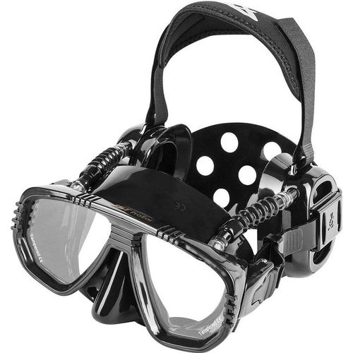Tecnomar Pro Ear Antifog Tauchmaske Schwarz Schwarz One Size