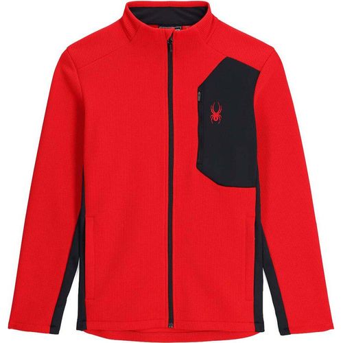 Spyder Bandit Fleece Mit Durchgehendem Reißverschluss Rot M Mann Rot M