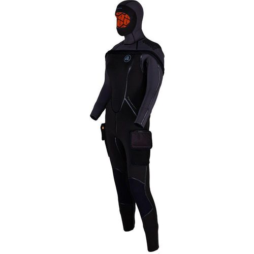 Apeks Thermiq Adv 8/7 Mm Speerfischen-neoprenanzug Schwarz ML Schwarz ML