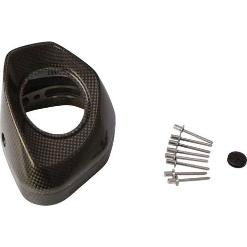 Akrapovic Carbon V-ec316 Auspuffblende Schwarz Schwarz One Size