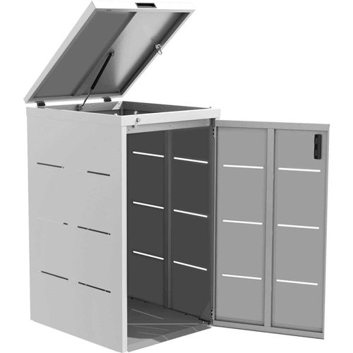 Mülltonnenbox Telluria Cestino 73 x 85 x 132 cm hellgrau