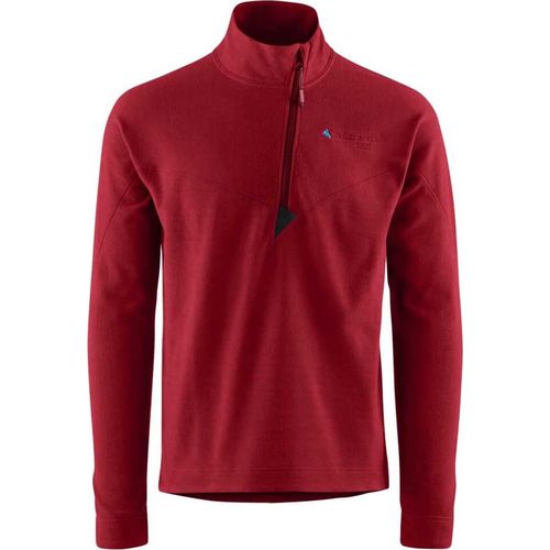 KlÄttermusen Sigyn Halbreißverschluss-sweatshirt Rot XL Mann Rot XL