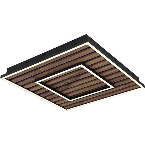 LED Deckenlampe, Holzoptik, 2 Stufen, L 45 cm