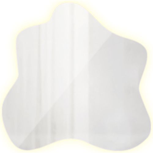 Modernes LED-Wandspiegel 67,6 x 67 cm – Edles Design für stilvolle Raumgestaltung – Neutralweiß 4000K