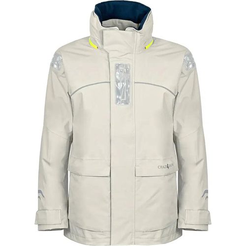 Damen Bergen II Offshore Segeljacke, Silber glänzend, XL