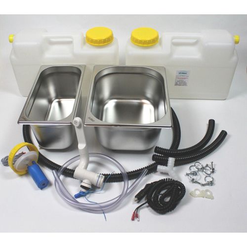 12V Miniküche Verkaufsstand Bausatz Spüle 325x265x150x 325x176x150 Doppelbecken