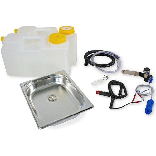 12V Miniküche Campingküche Küchenblock Bausatz Spüle 325x265x65mm Barw. Aktion