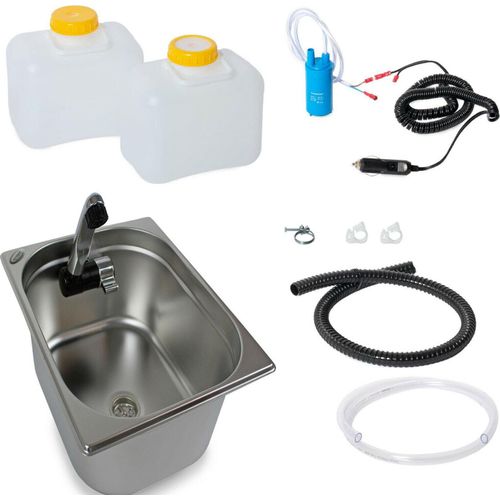 12V Miniküche Campingküche TechnikSet Küchenblock Bausatz Caravan Vito Ford 10L