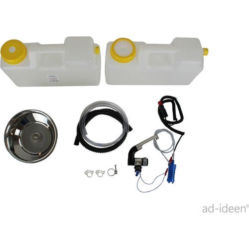 12V Miniküche Campingküche Küchenblock Bausatz Rundspüle 24cm Reisemobil Caravan