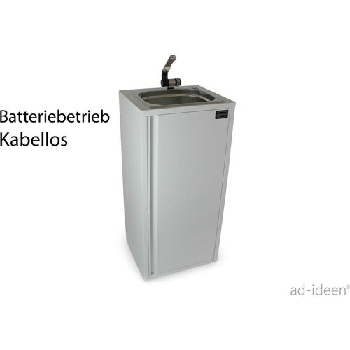 Mobiles Handwaschbecken Spüle Batteriebetrieb Autark Marktstand Imbiss Gastro