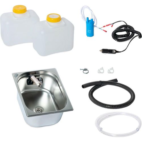 12V Miniküche Campingküche TechnikSet Küchenblock Bausatz Caravan T3 T4 T5 10L