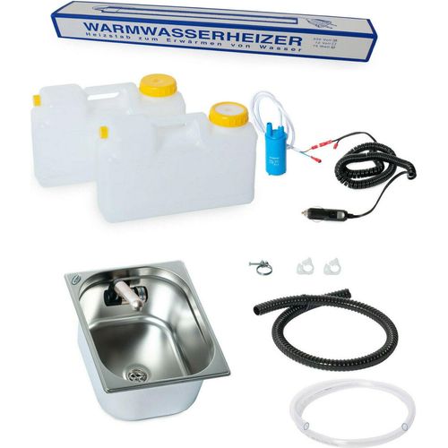 Miniküche Verkaufsstand Bausatz Camping Spüle 325x265x150mm T4 T5 T6 Warmwasser