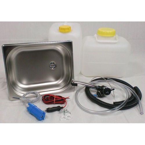 12V Wasseranlage Miniküche 325x265x200mm Campingküche Küchenblock Bausatz London