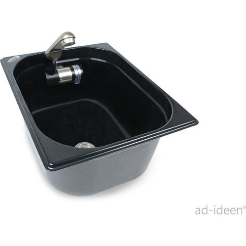 Edelstahl Spülbecken+ Wasserhahn Camping Spüle Waschbecken Wohnmobi lT5 T6 Bulli