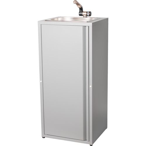 Mobiles Handwaschbecken 230V Wochenmarkt Gastro Camping Outdoor Grau