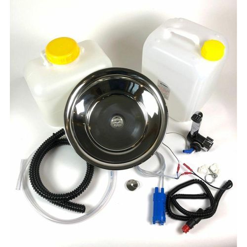 Wasseranlage 32cmØ Miniküche Campingküche Küchenblock BausatzTechnikpaket London