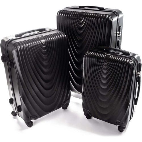 Reisekoffer 663, Farbe: schwarzes Set