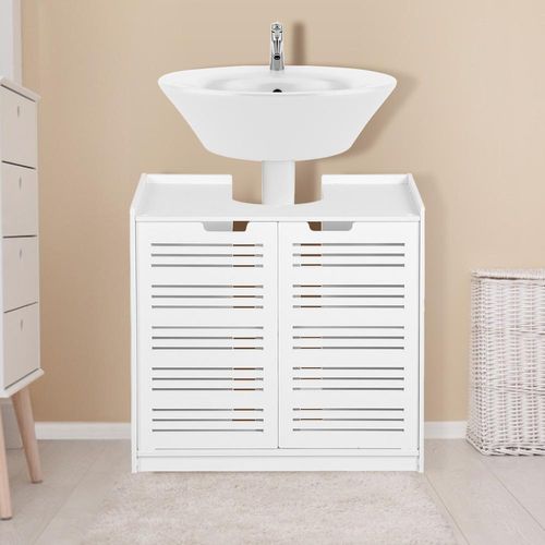 Haushalt Modern Doppeltür Waschbecken Becken Lagerung Schrank für Badezimmer Toilette Möbel