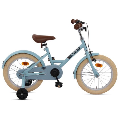 Nogan Dutchy Kinderfahrrad 16 Zoll Blau | Komplett mit Stützräder