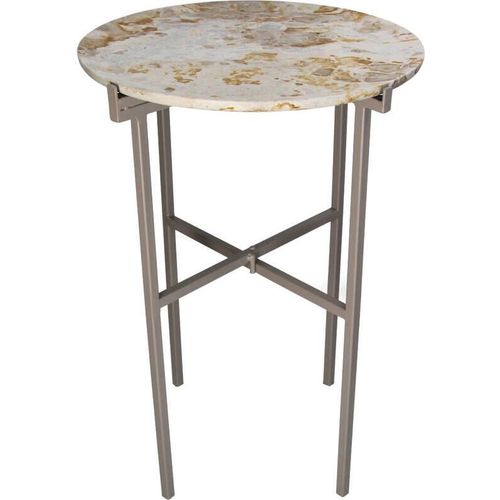 Runder Tisch - Regenwald Marmor - Ø38 x 56 cm