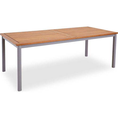 Gartentisch Outdoor SYLT BHT 220x14x104 cm grau Outdoortisch Balkontisch