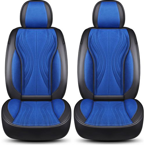 Nissan Qashqai 3 J12 Baujahr ab 2021 kompatible Schonbezüge in Schwarz / Blau M4