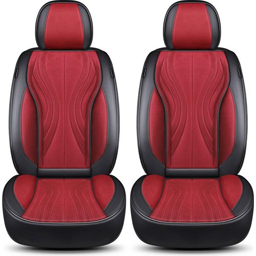 Nissan Qashqai 3 J12 Baujahr ab 2021 kompatible Schonbezüge in Schwarz / Rot M2