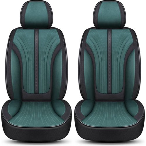 Nissan Qashqai 3 J12 Baujahr ab 2021 kompatible Schonbezüge in Schwarz / Grün V4