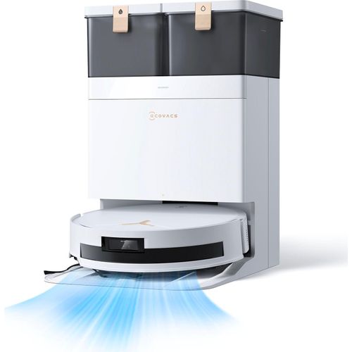 ECOVACS Saug-/Wischroboter DEEBOT T50 MAX PRO OMNI WHITE mit einer Saugkraft von 18.500 Pa White One Size