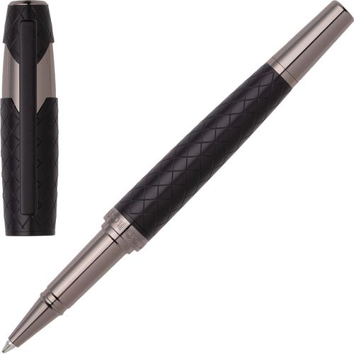 Hugo Boss - HSS2525A - Tintenroller - schwarz - Chevron