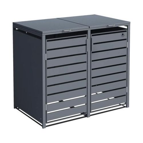 Mülltonnenbox Konsta 132 x 80 x 116 cm anthrazit