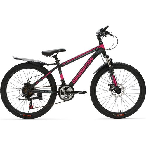 Generation Baturo Mountainbike 24 Zoll - Rosa - Schutzbleche