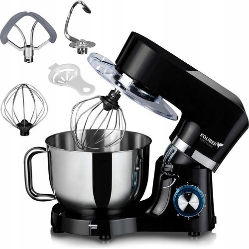 Küchenmaschine Planetenmixer Robomax X-3200-W Schwarz Effizient
