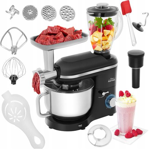Planeten-Küchenroboter Mixer Maschine Schwarz Puls 2500W!