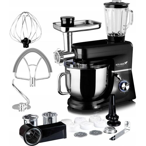 Küchenmaschine Planetenmixer Robomax X-3500-W Schwarz Pulsfunktion