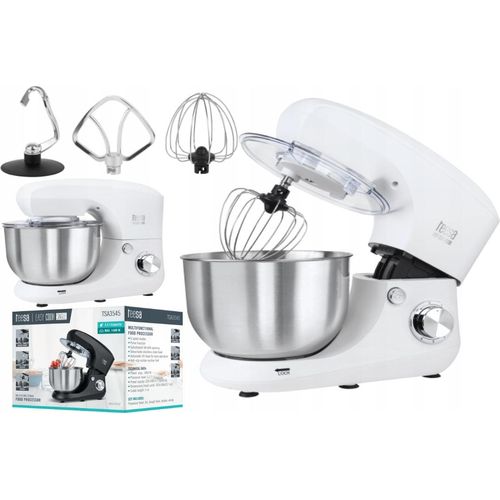 Küchenmaschine Teesa Easycook Single 1400W, 6 Stufen, Edelstahl
