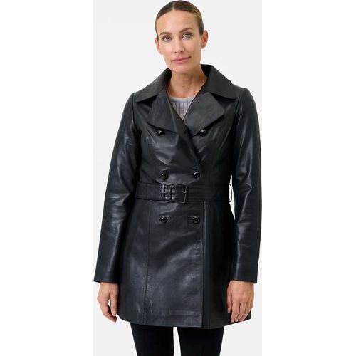 Damen Lederjacke Ricano ROSALIA Lammnappa – Schwarz / 2XL