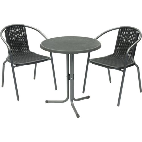 Balkonmöbel-Set Emilia 3-teilig