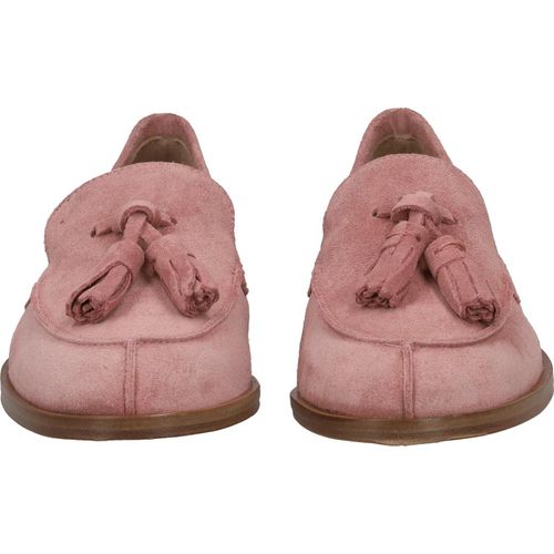 Lüke Schuhe Slipper & Mokassin 300 ROSE, Rauleder, Rot, Damen