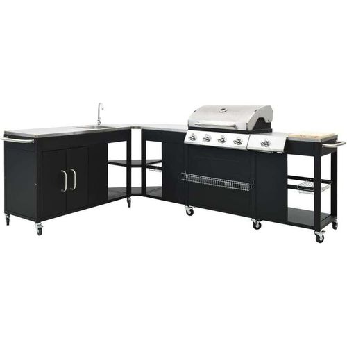 Eleganten-Stil Gasgrill-Set 4+1 HOEK DE & AT Modell CC2963949 - Geschirrspüler & Zubehör