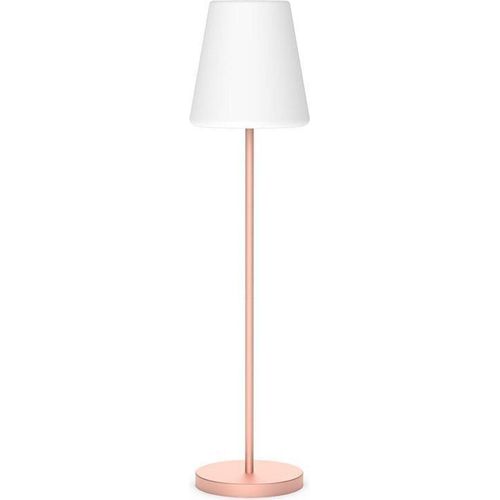 LED Außenlampe Kabel Stecker 177,2 cm Dimmer Farbwechsel 3000-6500 K warm to cold Stehleuchte außen in Rosa Weiß Gartenlampe Terrassenleuchte