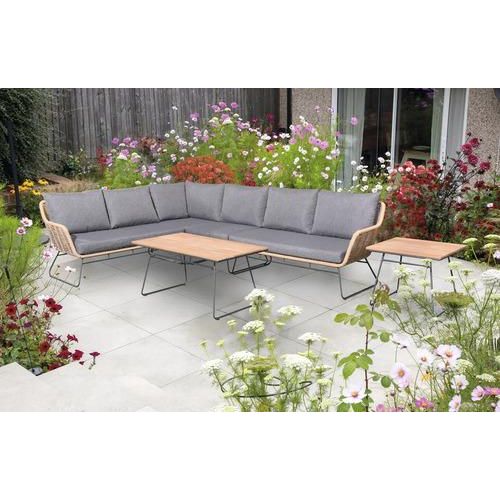 Gartenmöbelset Loungeset bellavista - Home&Garden® 5 -Sitzer Holz Stahl anthrazit