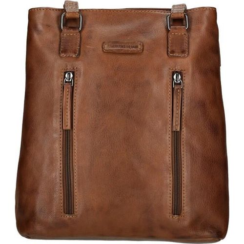 Rucksack Stadtrucksack LederCognac 26x11x31 cm