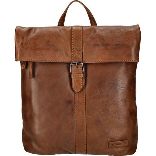 Rucksack Stadtrucksack Leder Toscane Rucksack Cognac 30x10x33 cm