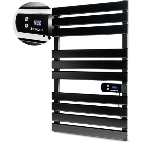 Termofol Badheizkörper Elektrisch - 450W - 55x89 cm - Schwarz
