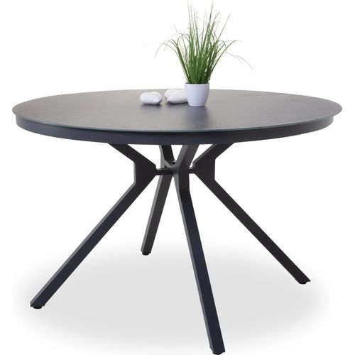 Gartentisch outdoor COMO DH 120x74 cm grau Outdoortisch Balkontisch